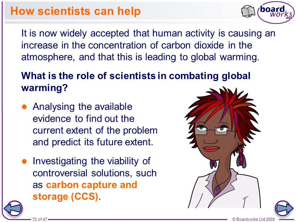 Chem role of the scientist